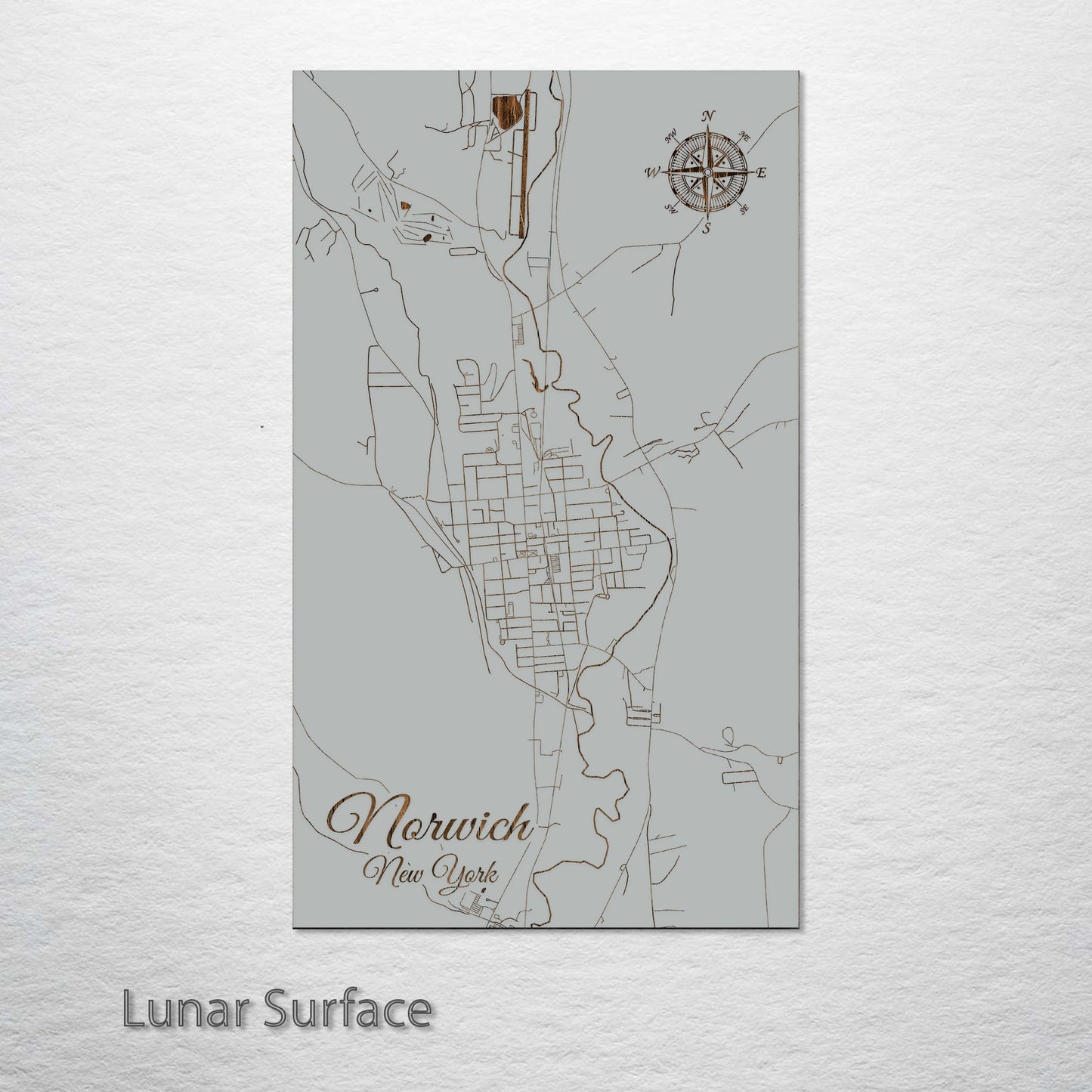 Norwich, New York Street Map