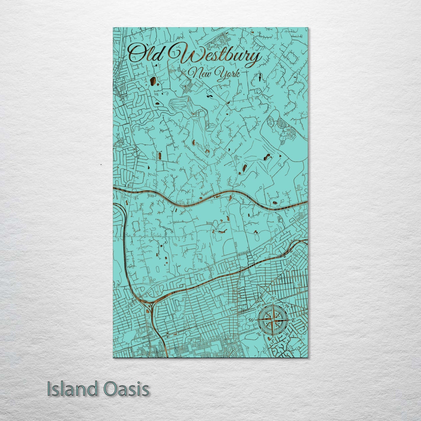 Old Westbury, New York Street Map