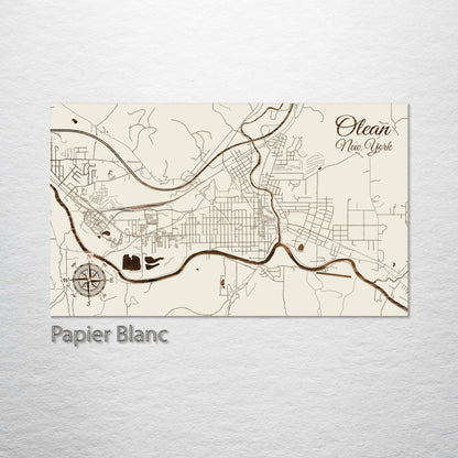 Olean, New York Street Map