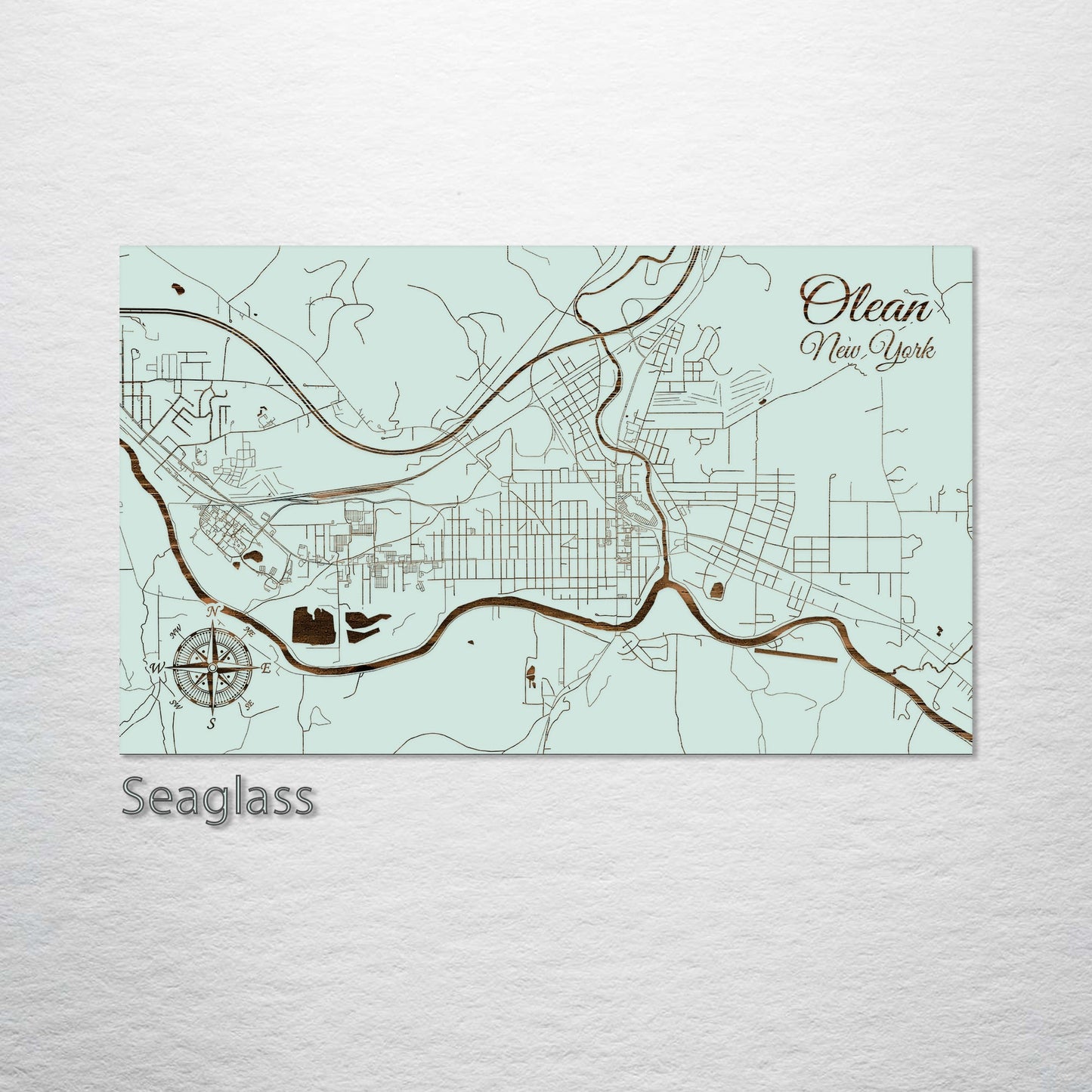 Olean, New York Street Map