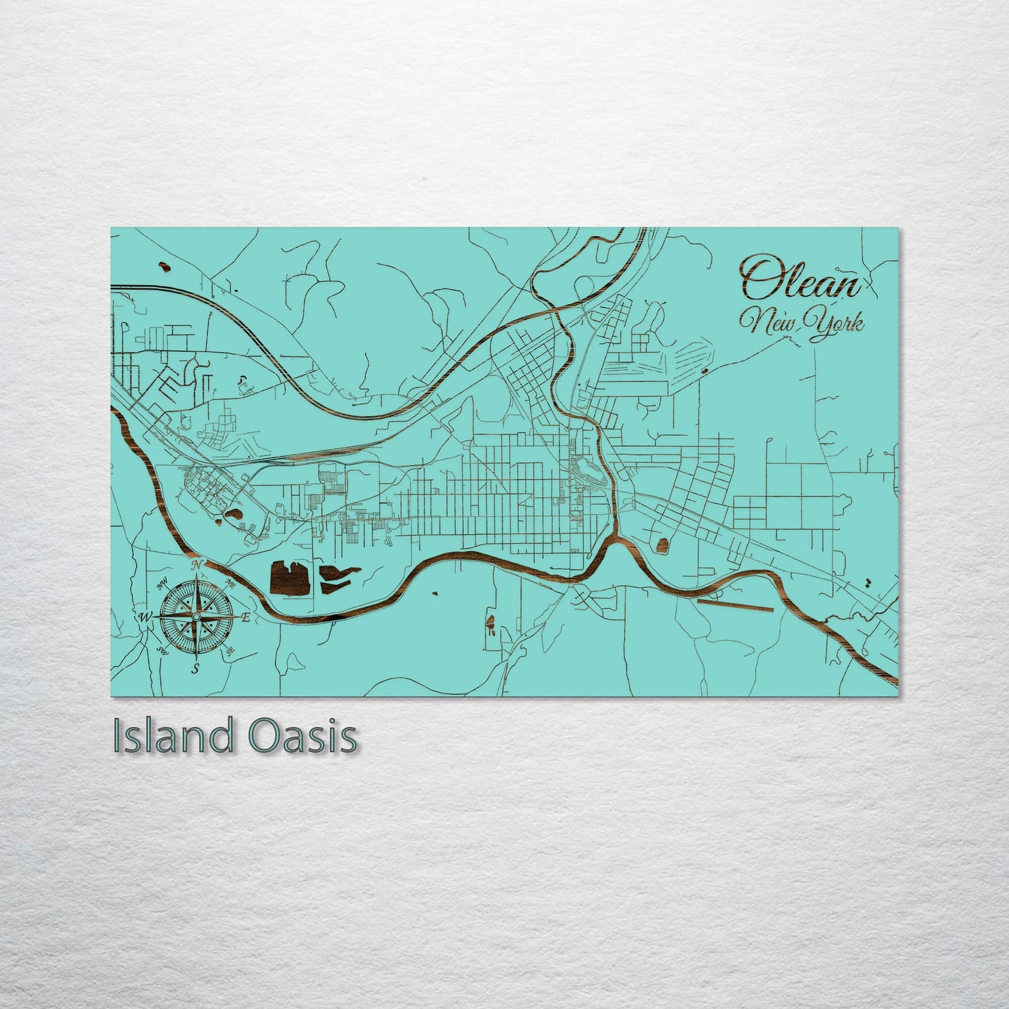 Olean, New York Street Map