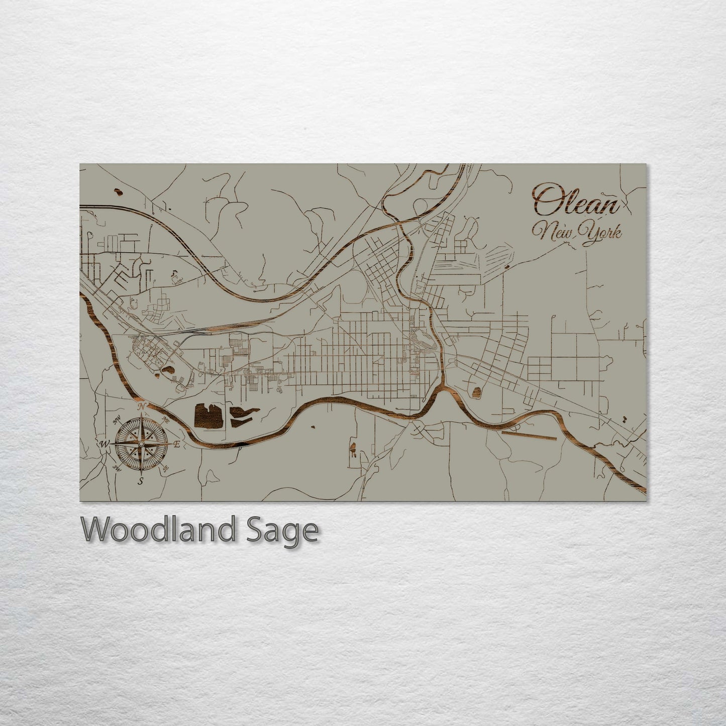 Olean, New York Street Map