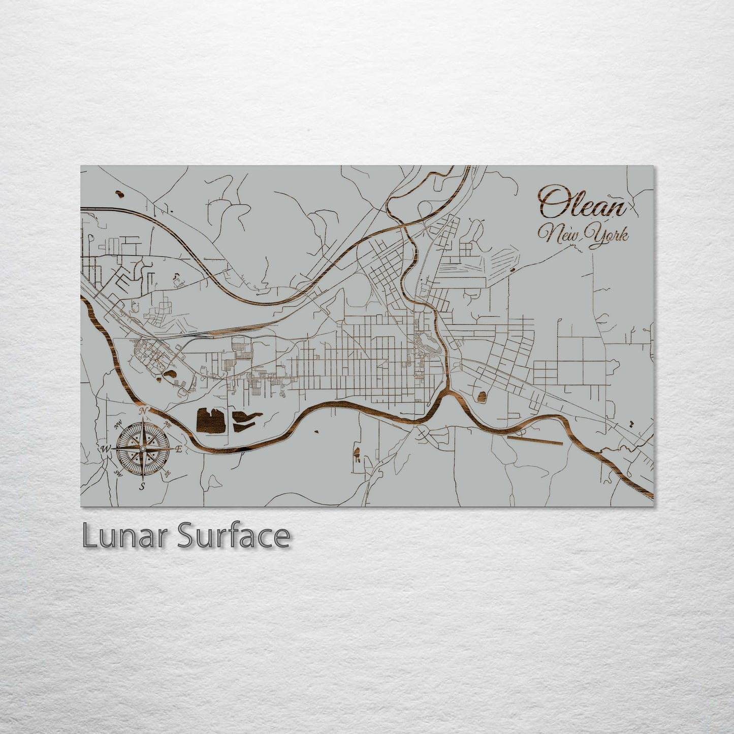 Olean, New York Street Map
