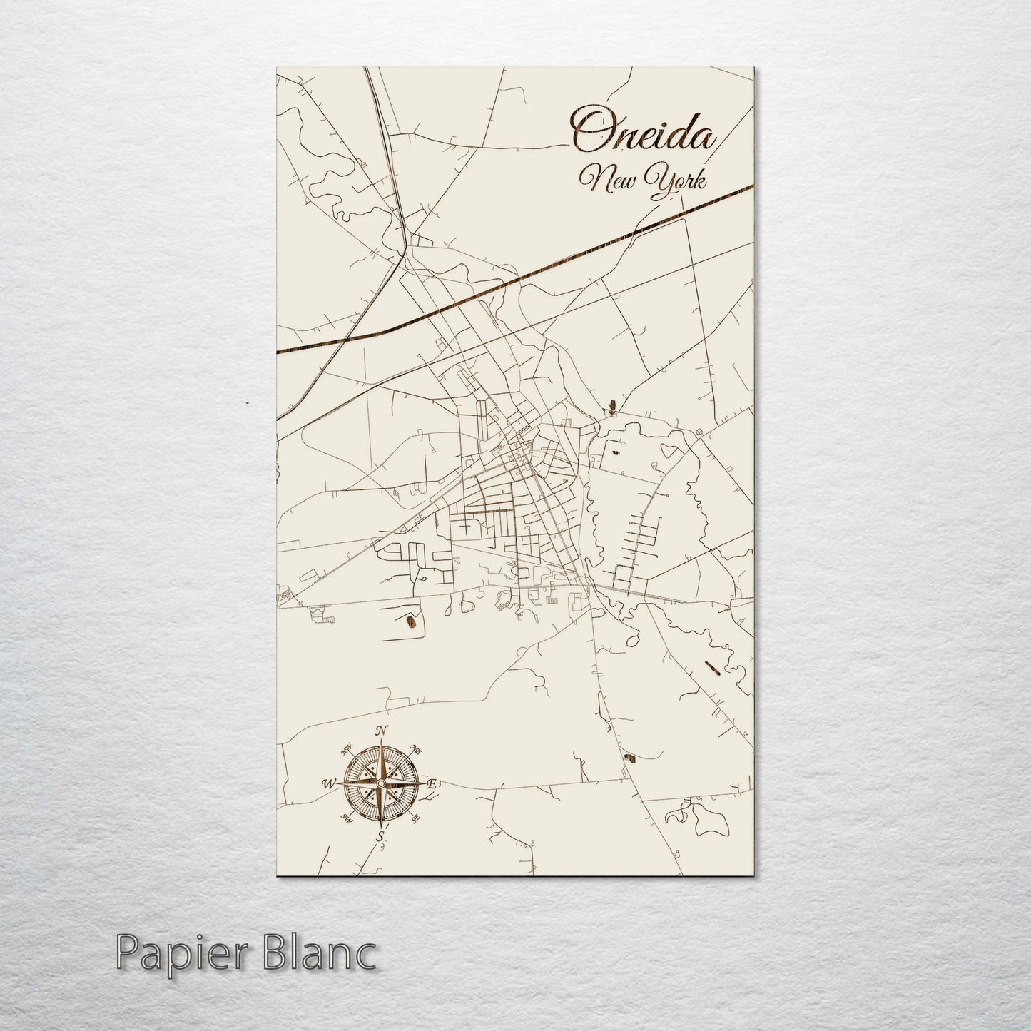 Oneida, New York Street Map