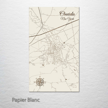 Oneida, New York Street Map