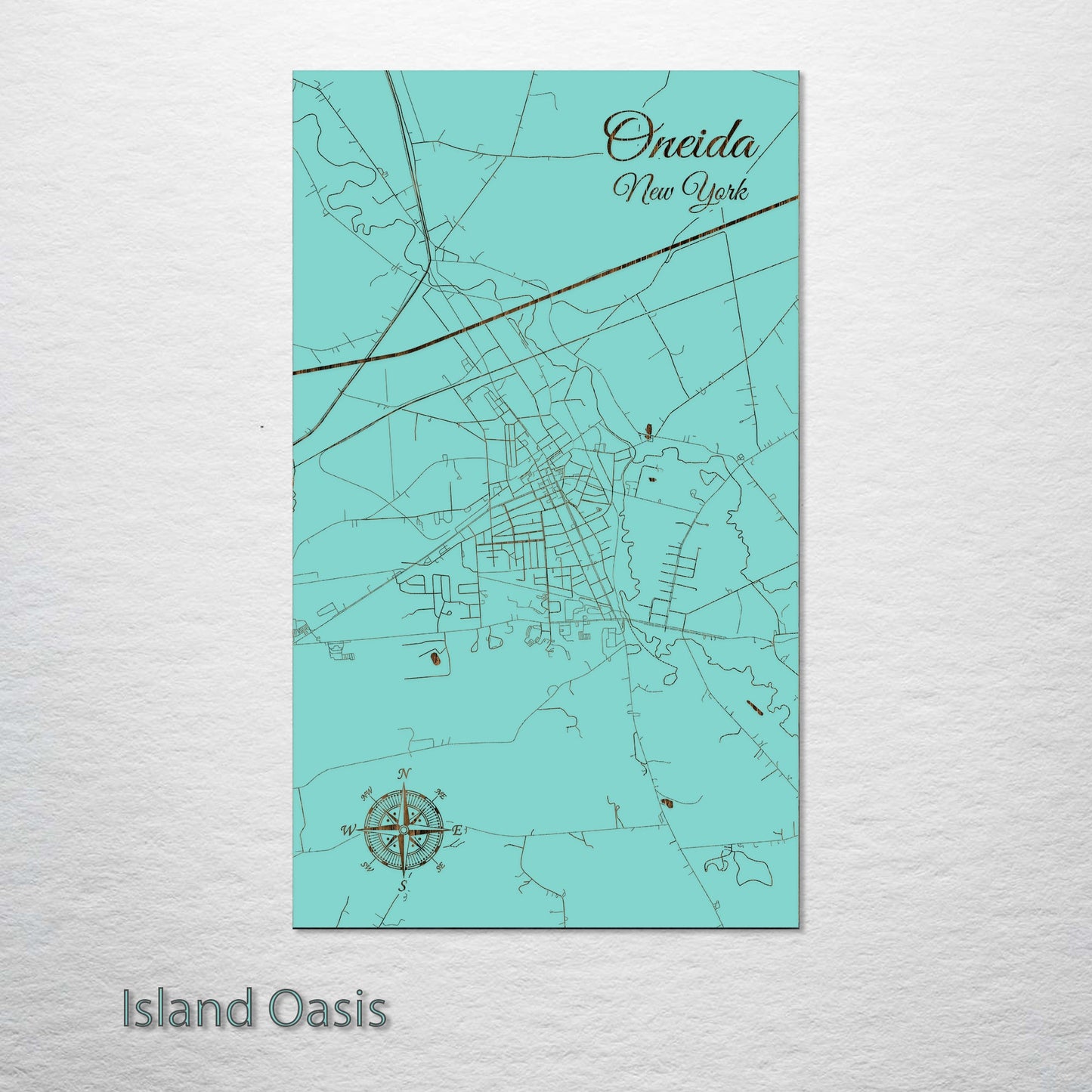 Oneida, New York Street Map