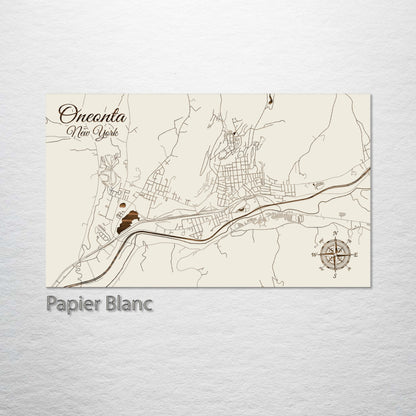 Oneonta, New York Street Map