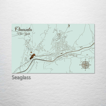 Oneonta, New York Street Map