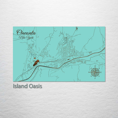 Oneonta, New York Street Map