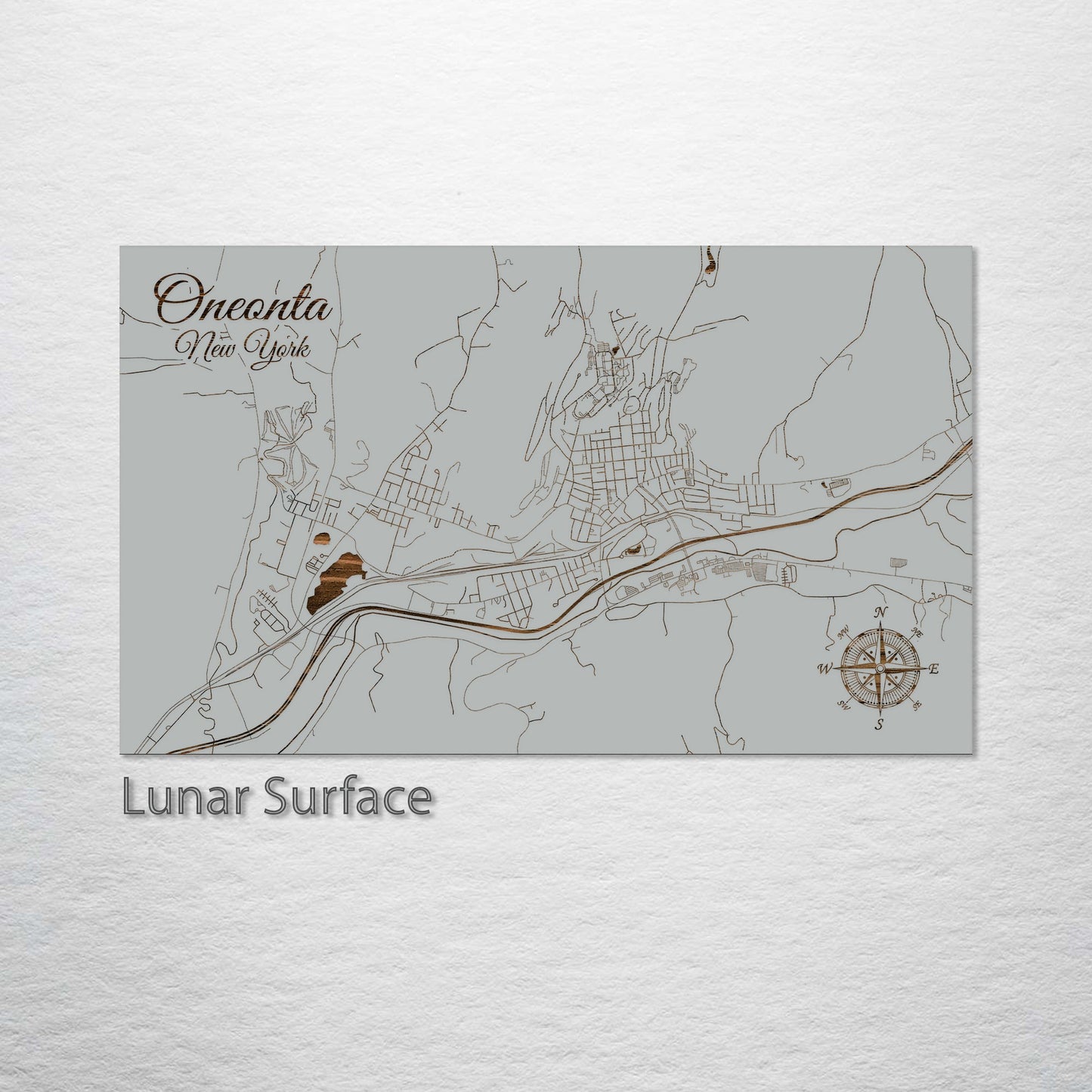 Oneonta, New York Street Map