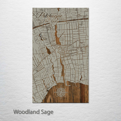 Patchogue, New York Street Map