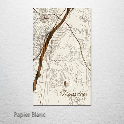 Rensselaer, New York Street Map