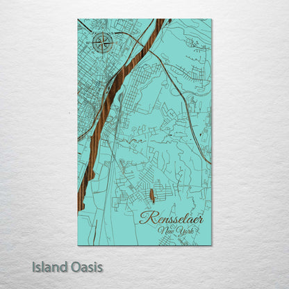 Rensselaer, New York Street Map