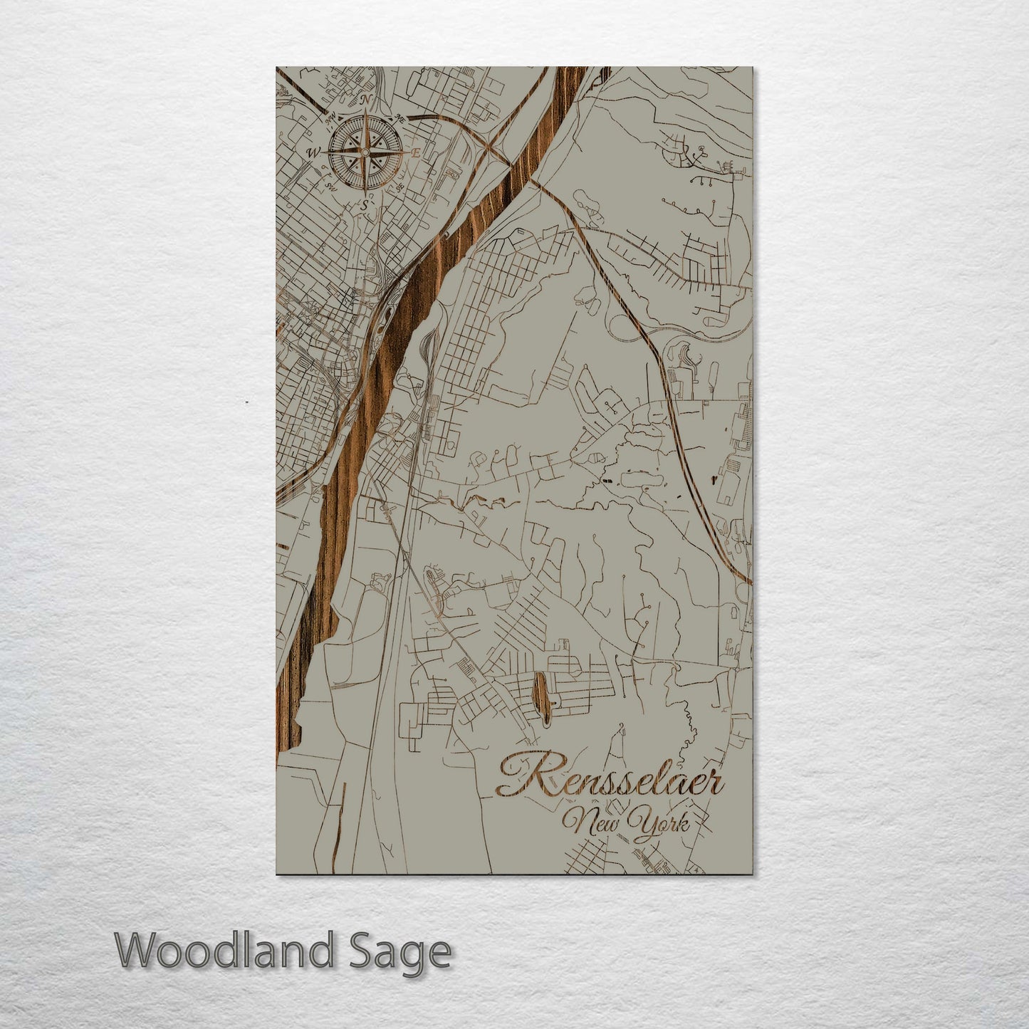 Rensselaer, New York Street Map