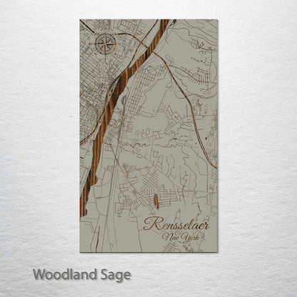 Rensselaer, New York Street Map