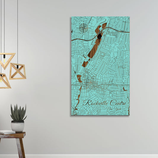 Rockville Centre, New York Street Map