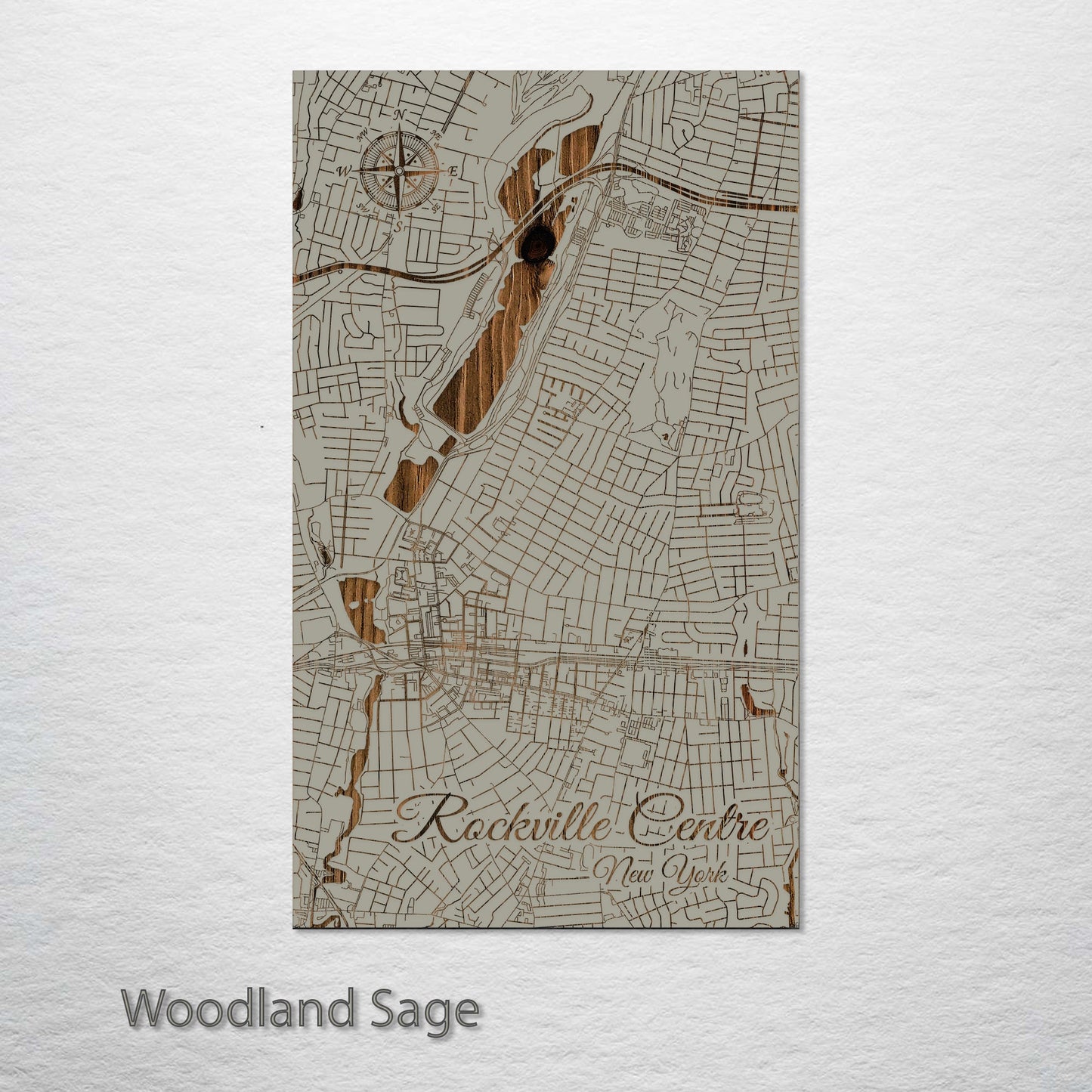 Rockville Centre, New York Street Map