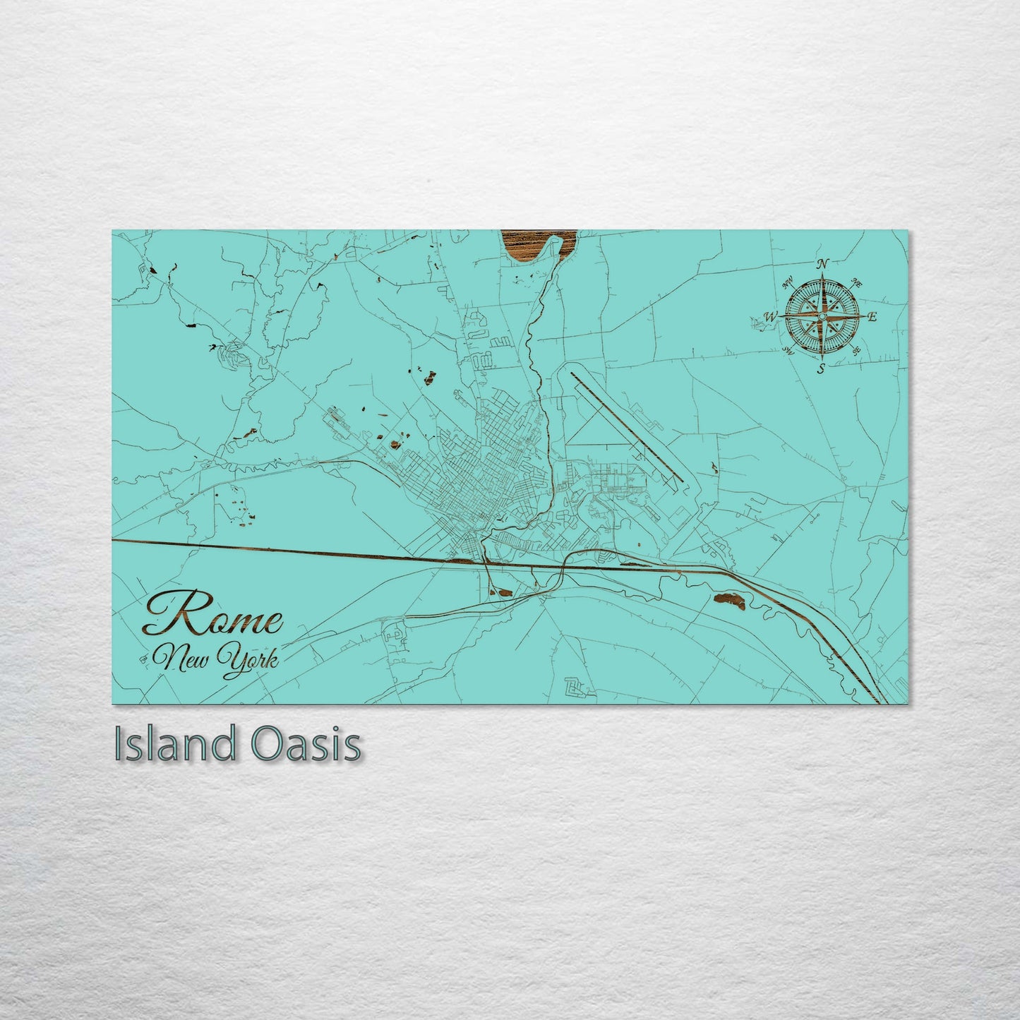 Rome, New York Street Map