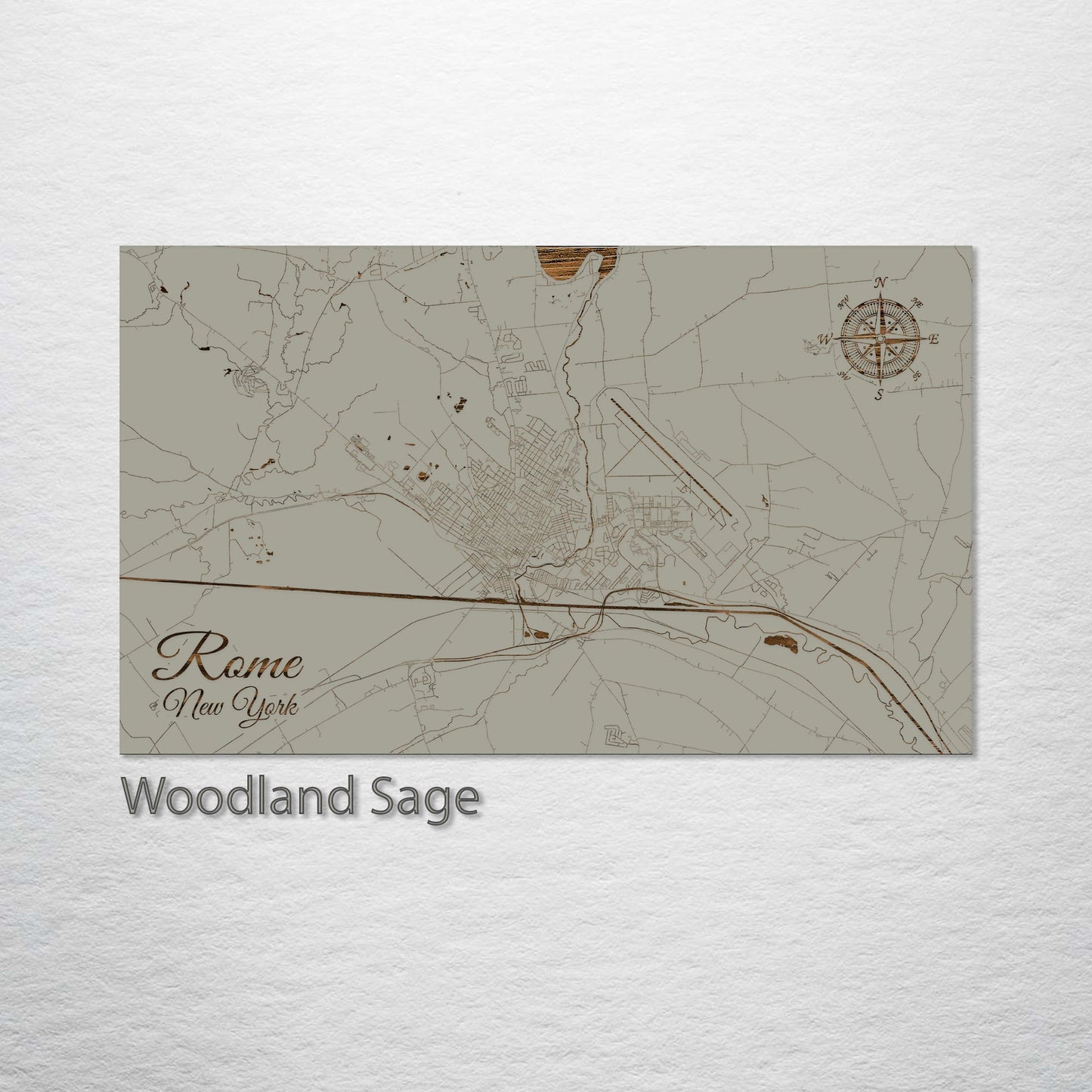 Rome, New York Street Map