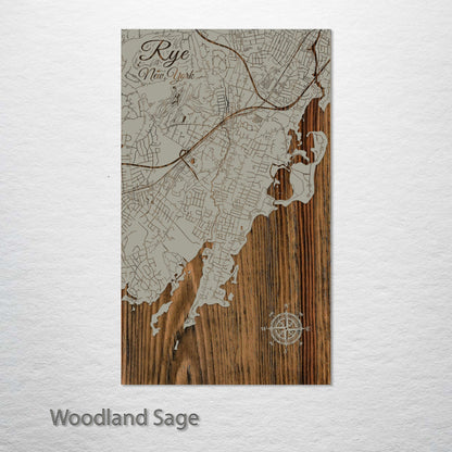 Rye, New York Street Map