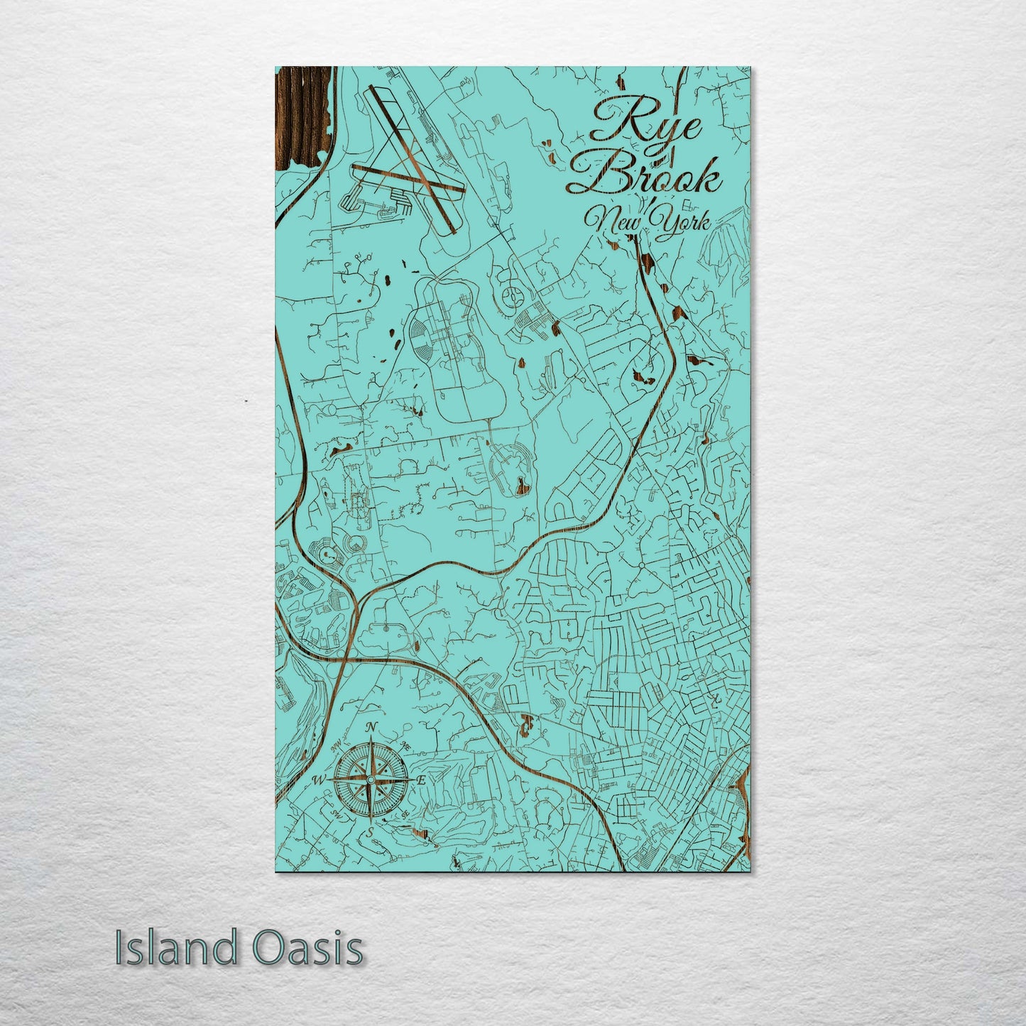 Rye Brook, New York Street Map