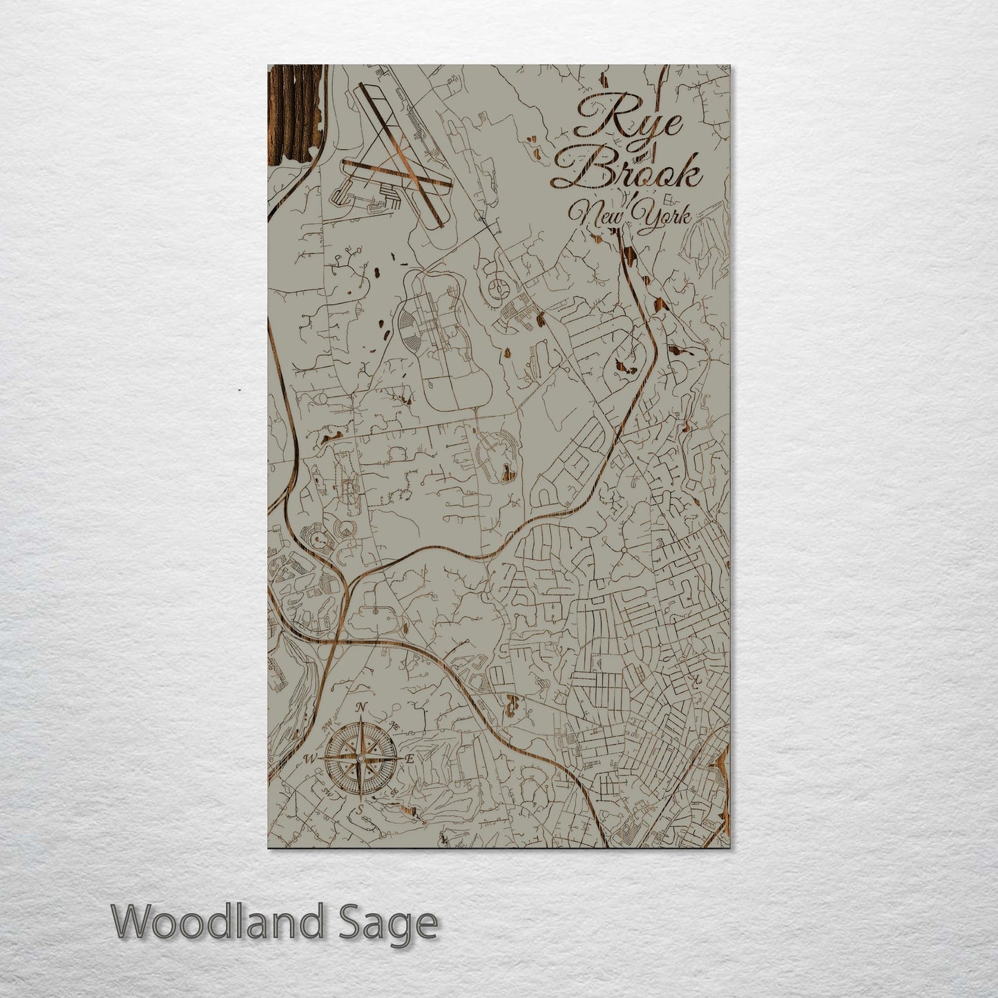 Rye Brook, New York Street Map