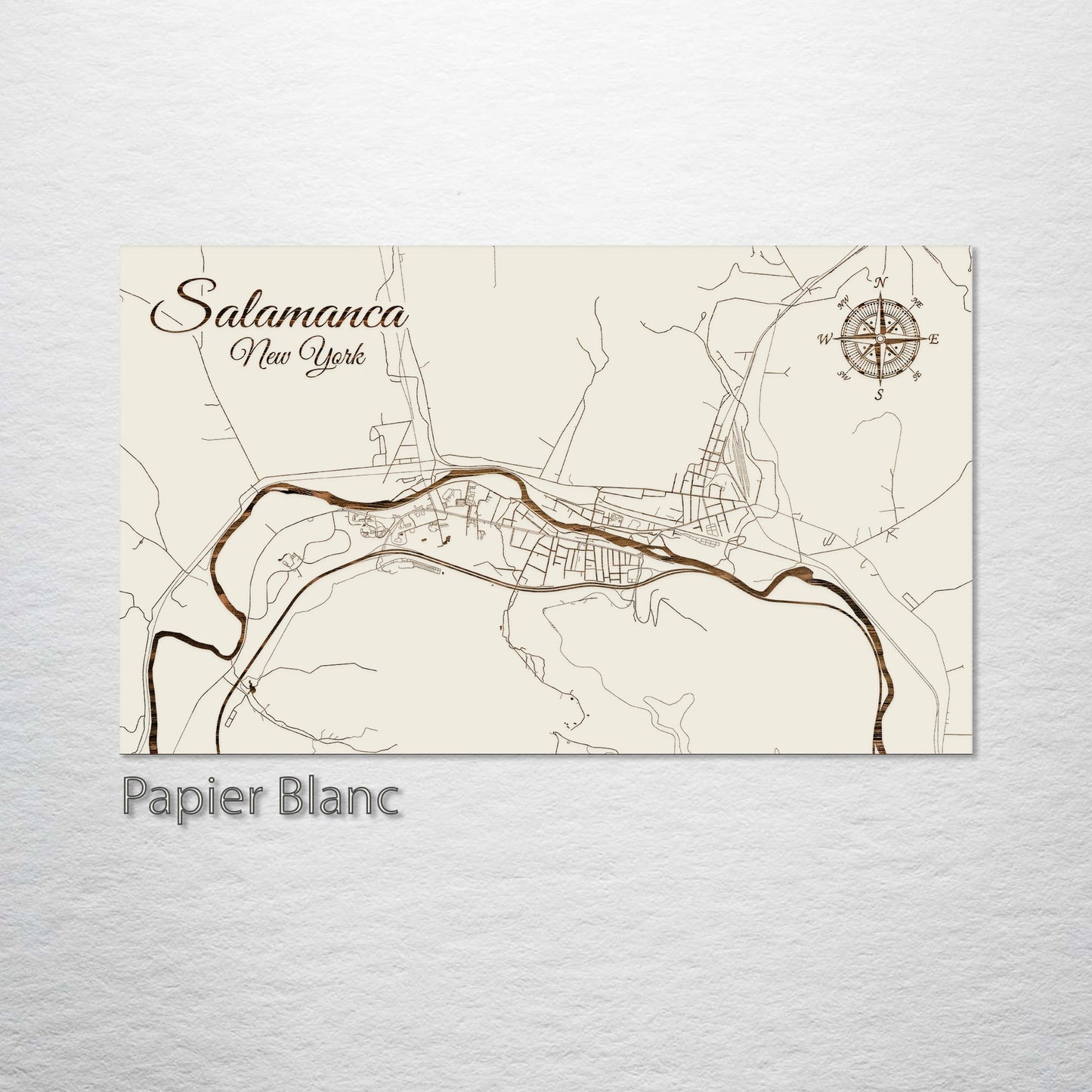 Salamanca, New York Street Map