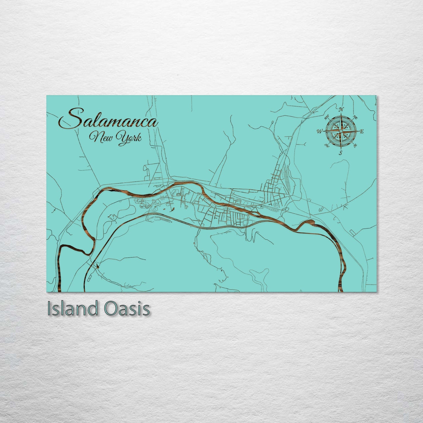 Salamanca, New York Street Map