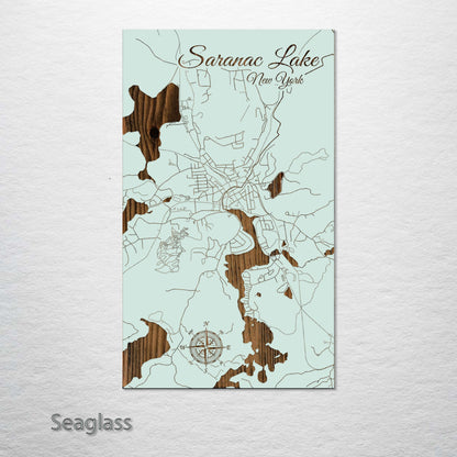 Saranac Lake, New York Street Map