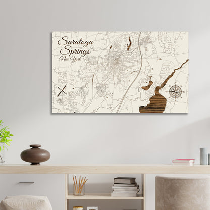 Saratoga Springs, New York Street Map