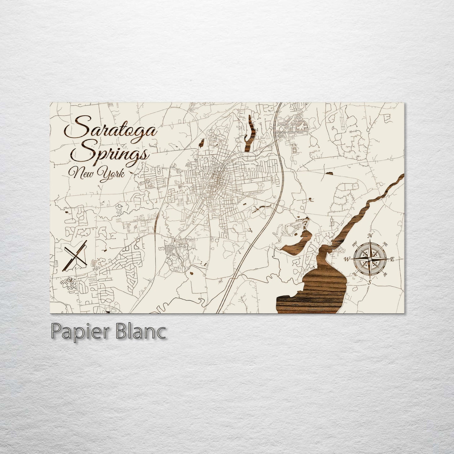 Saratoga Springs, New York Street Map