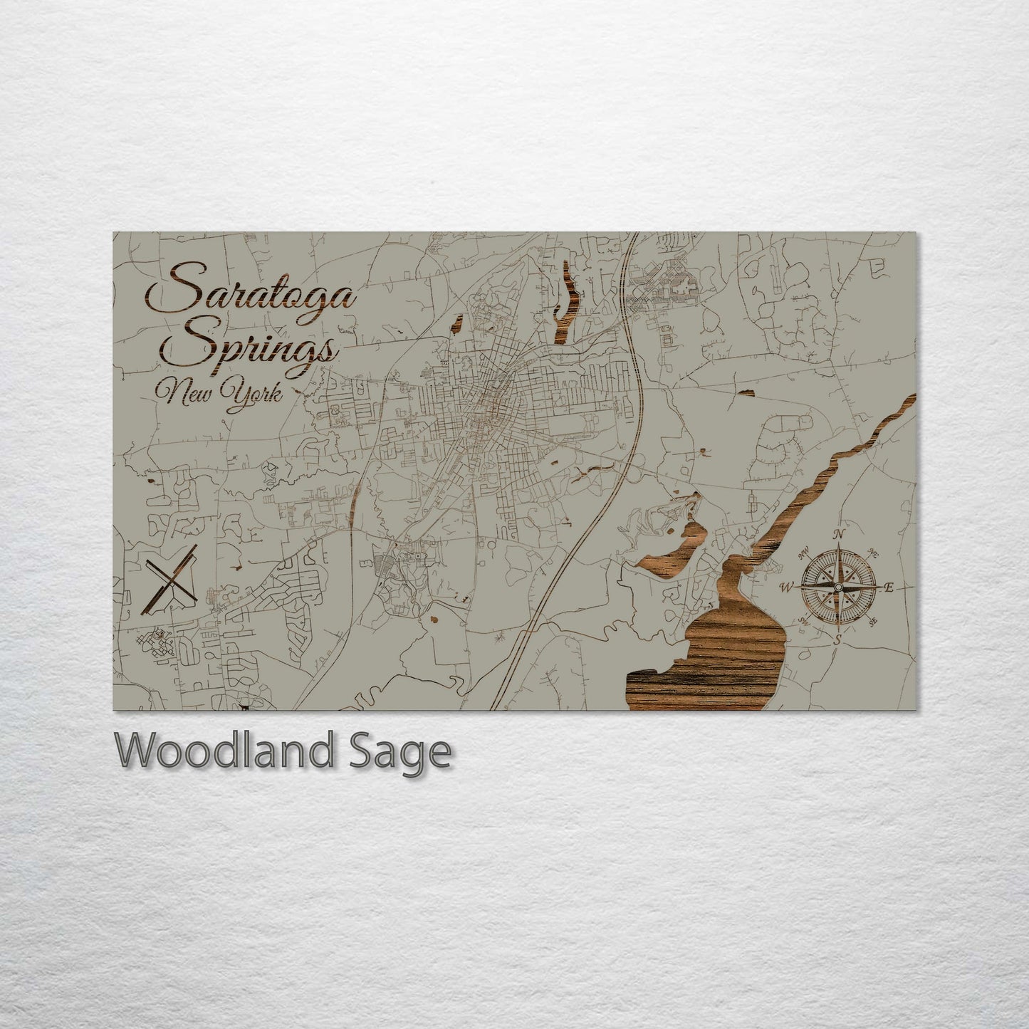 Saratoga Springs, New York Street Map