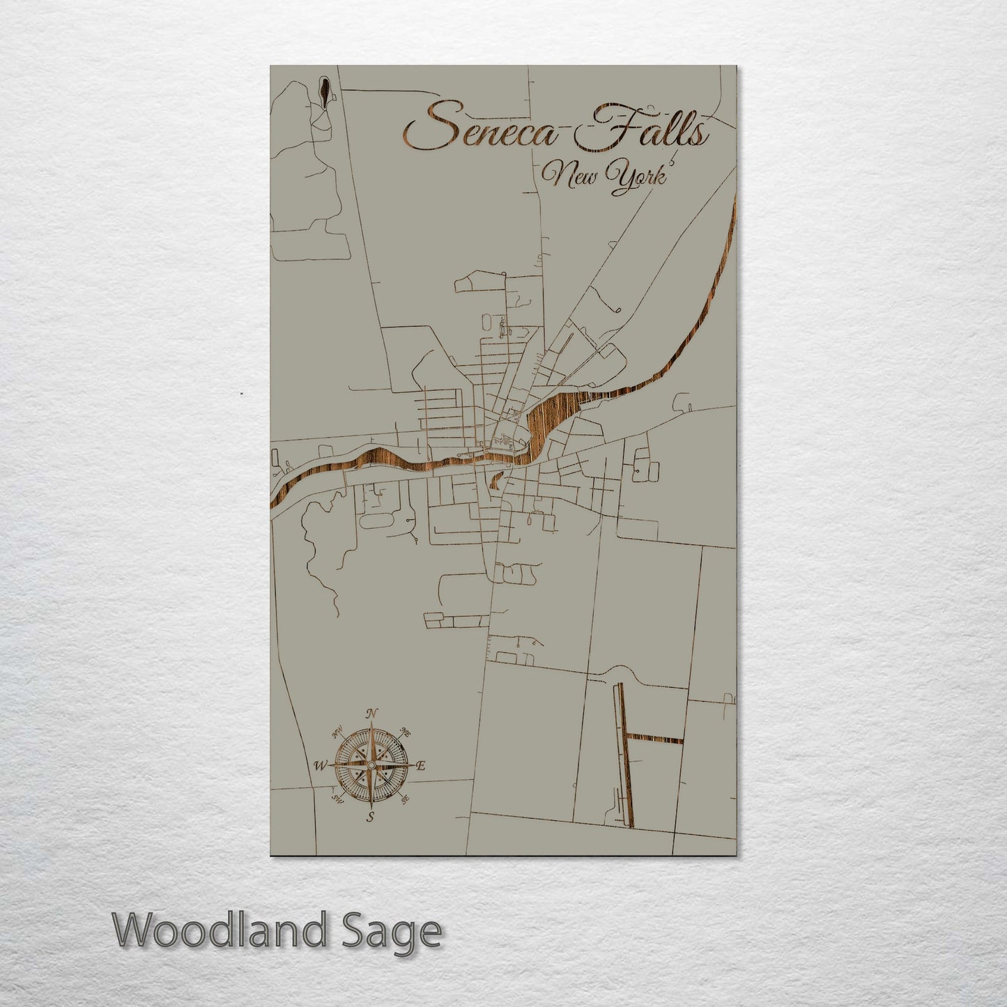 Seneca Falls, New York Street Map