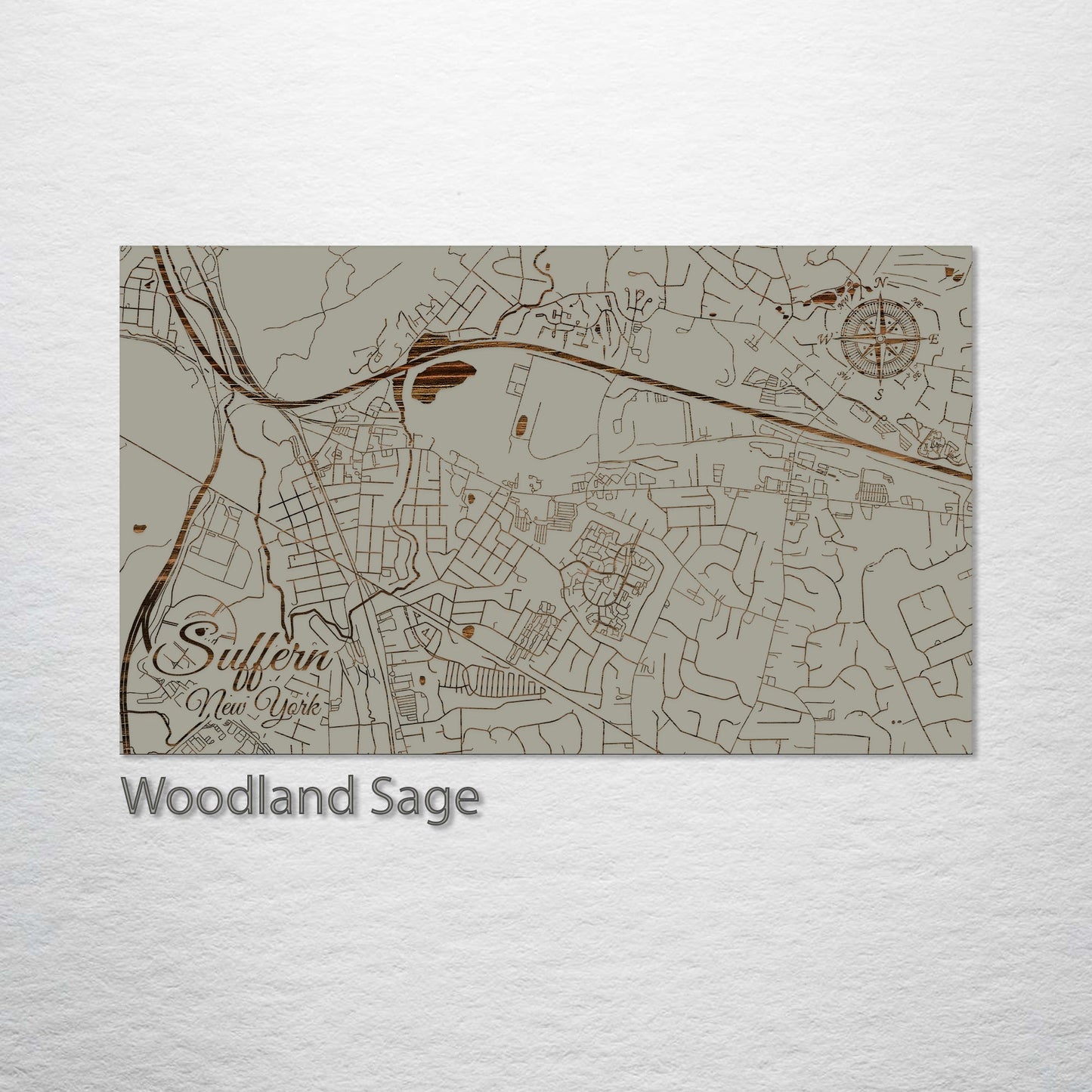 Suffern, New York Street Map