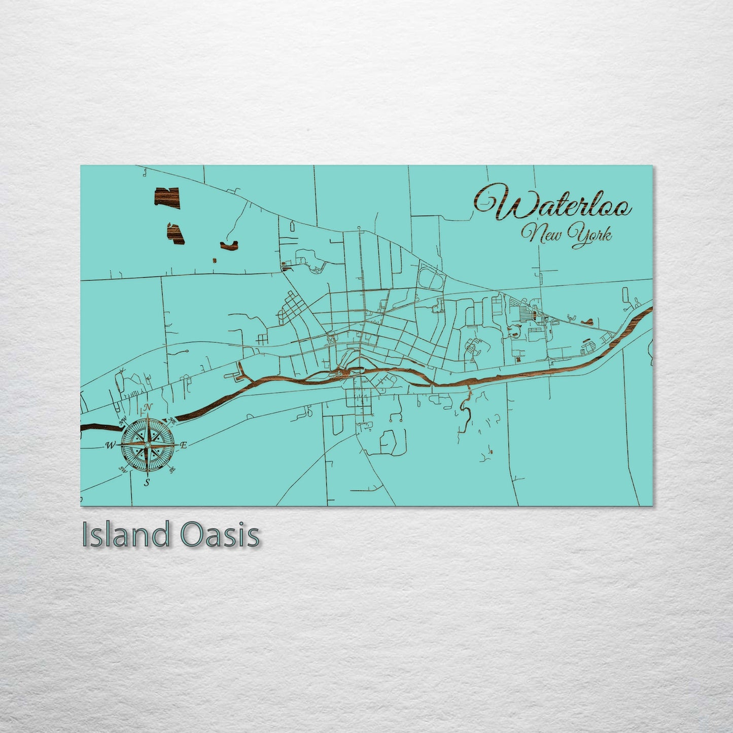 Waterloo, New York Street Map