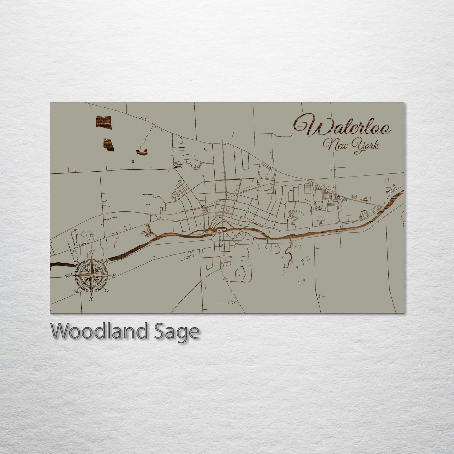 Waterloo, New York Street Map