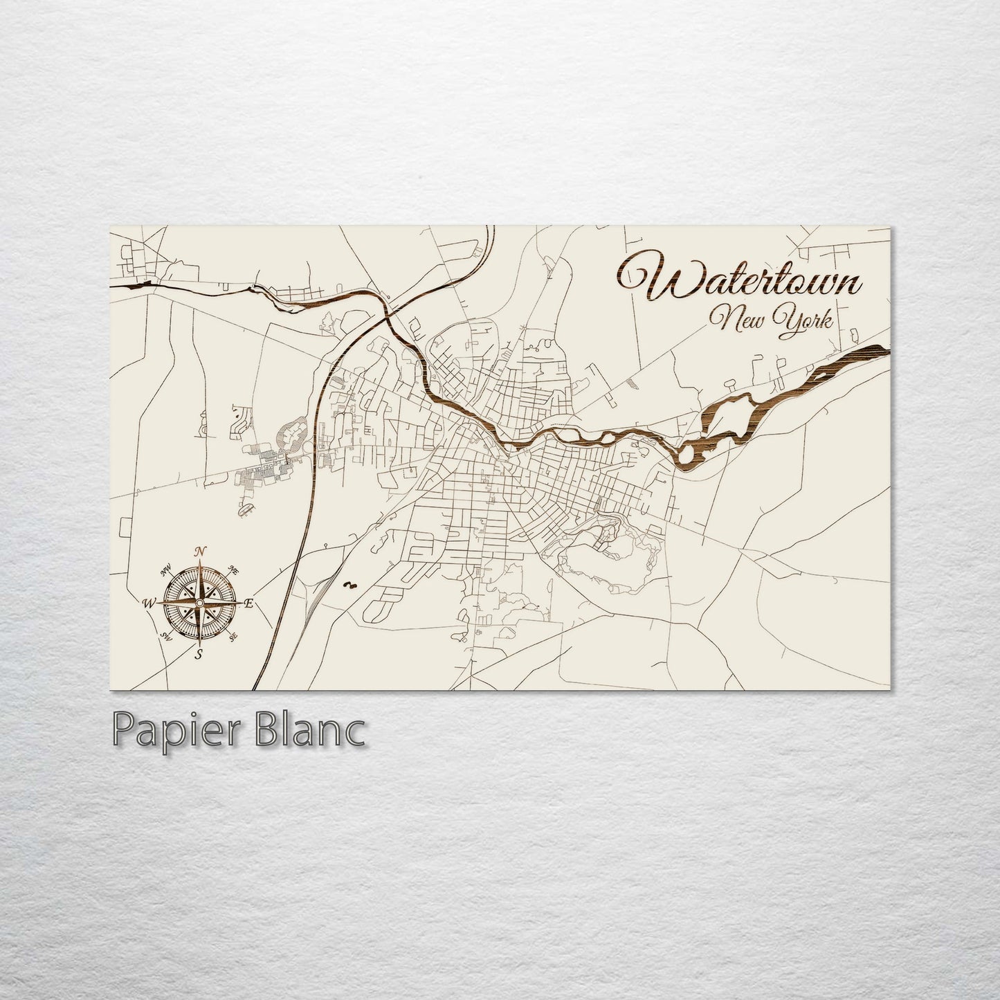 Watertown, New York Street Map