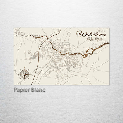 Watertown, New York Street Map