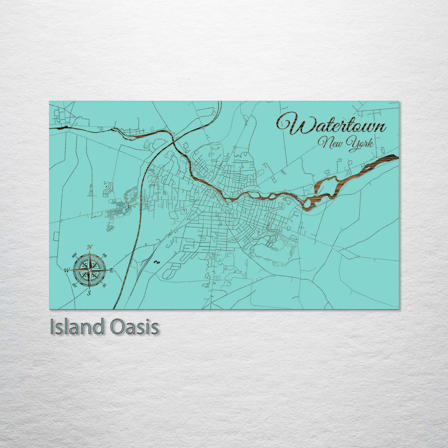 Watertown, New York Street Map