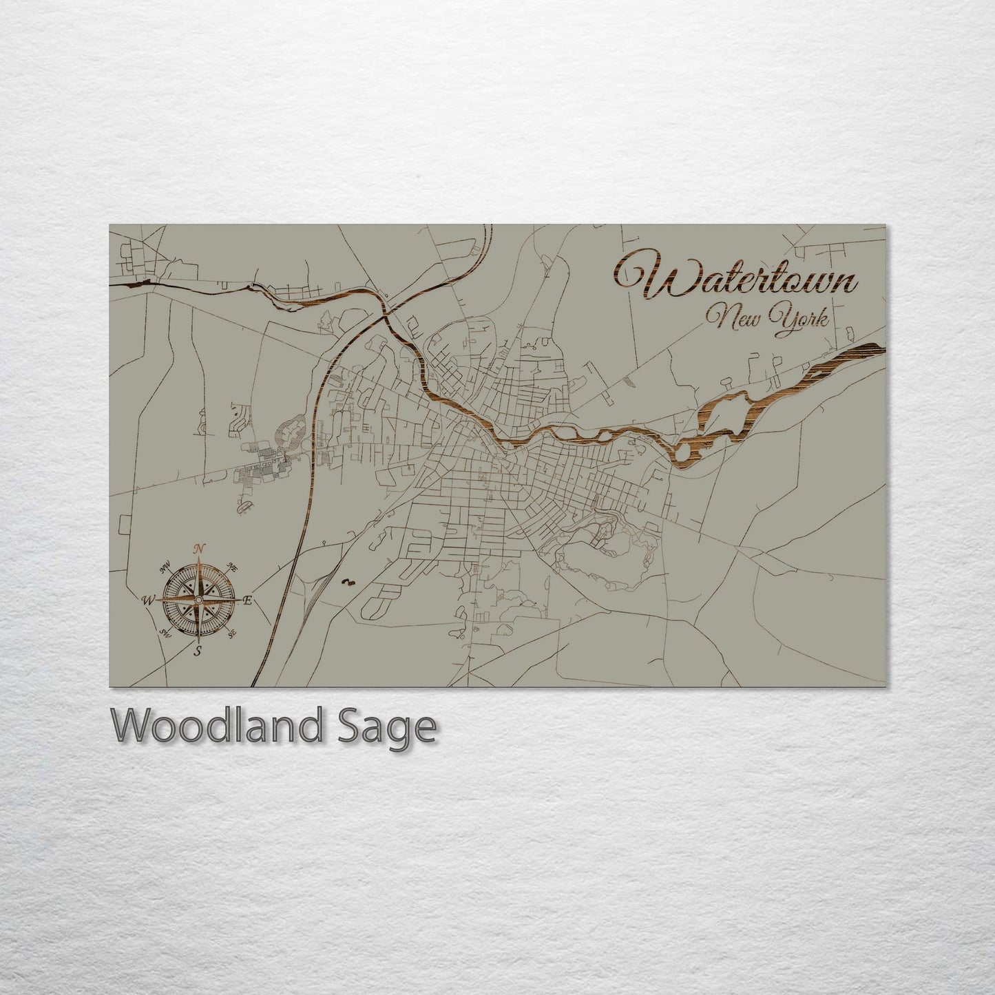 Watertown, New York Street Map