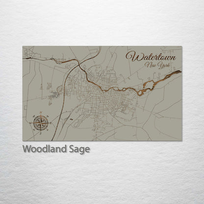 Watertown, New York Street Map