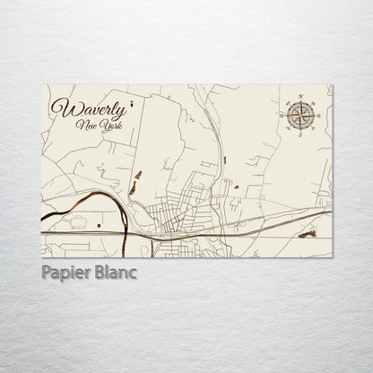 Waverly, New York Street Map