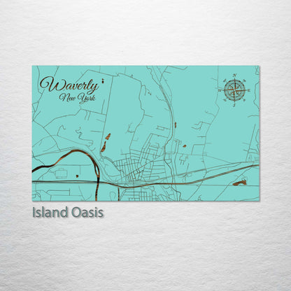 Waverly, New York Street Map