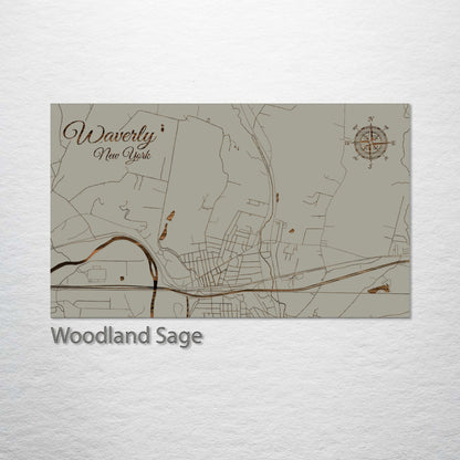 Waverly, New York Street Map