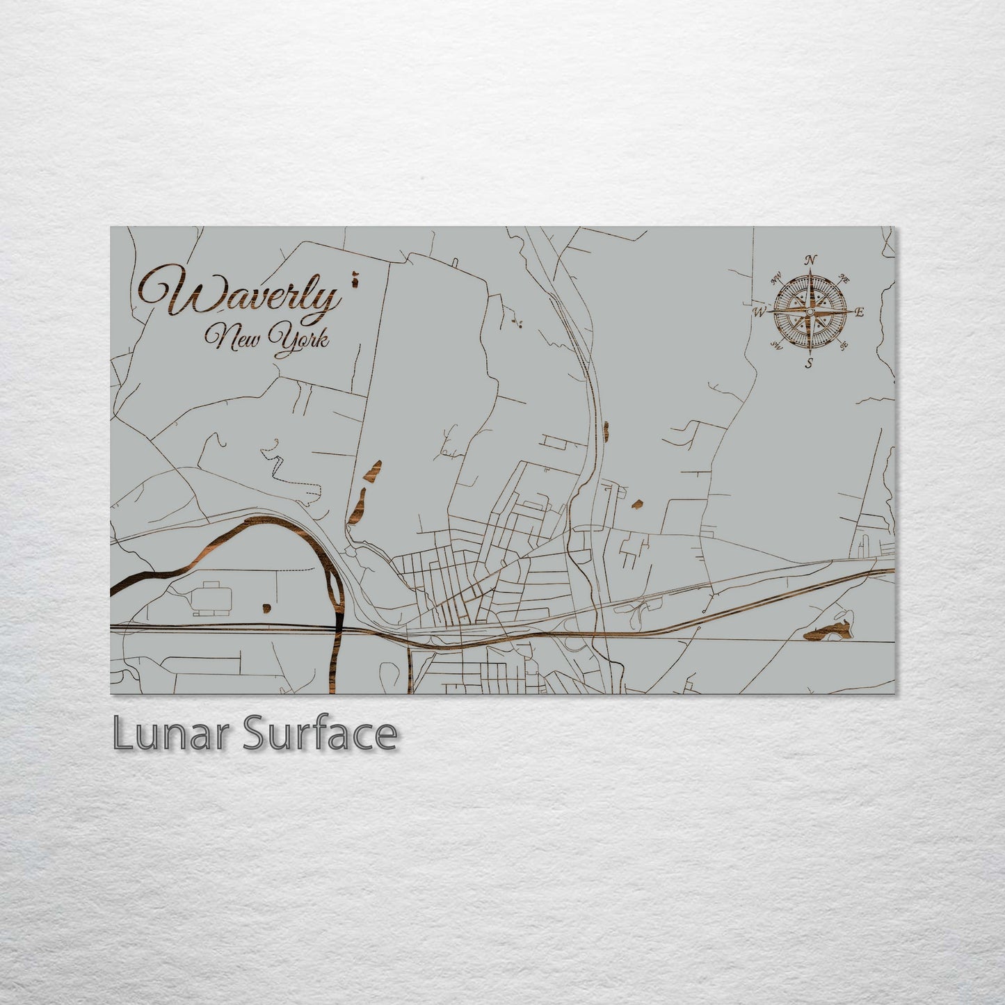 Waverly, New York Street Map