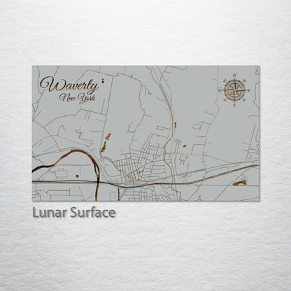 Waverly, New York Street Map