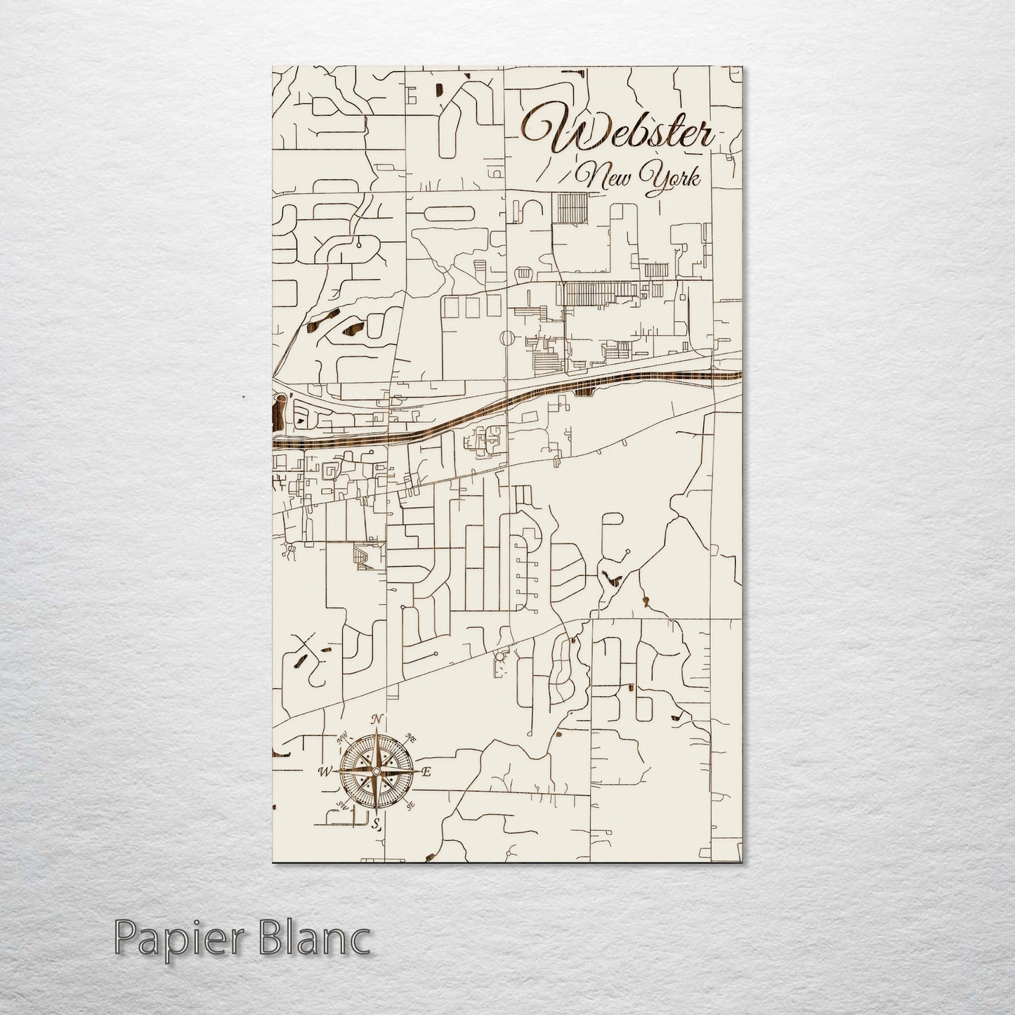 Webster, New York Street Map