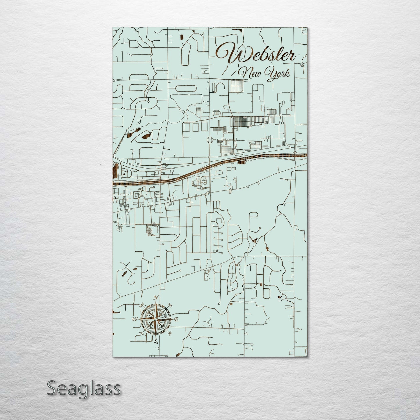 Webster, New York Street Map