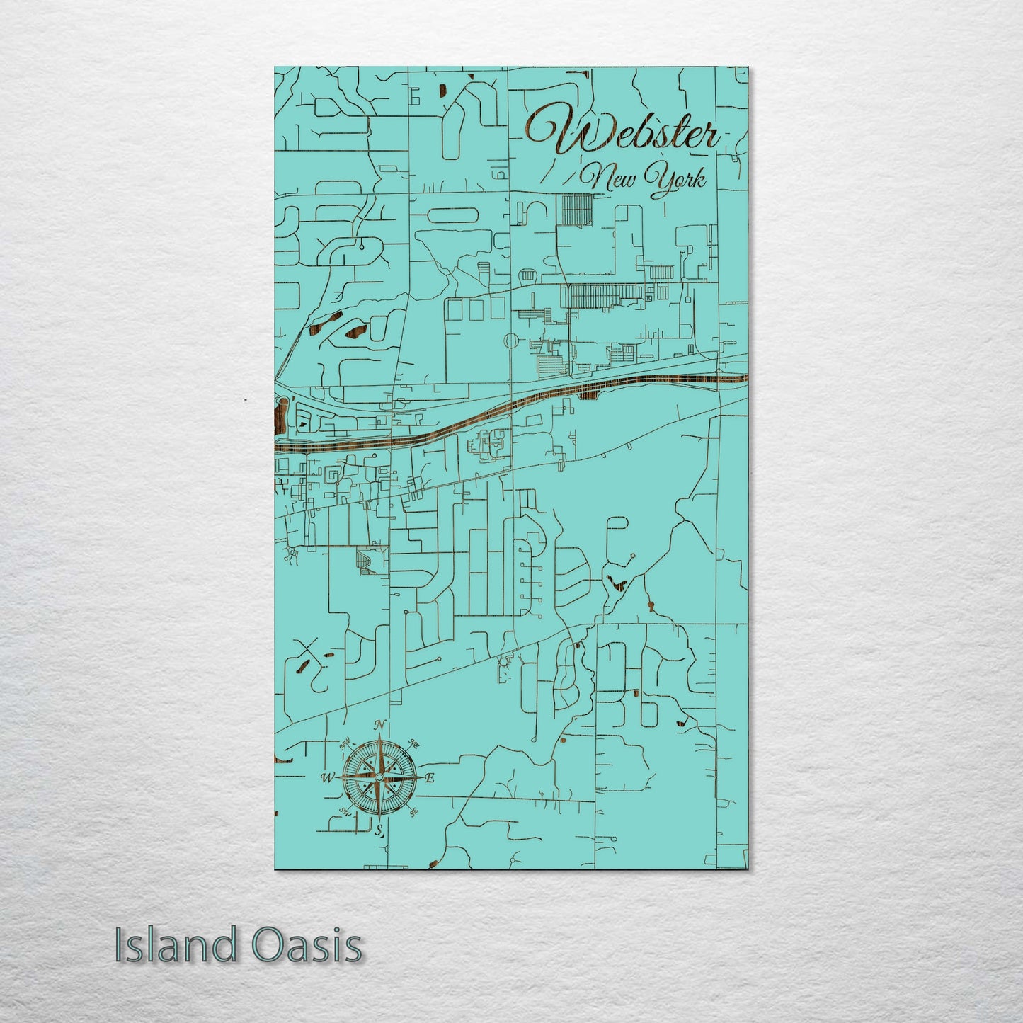 Webster, New York Street Map