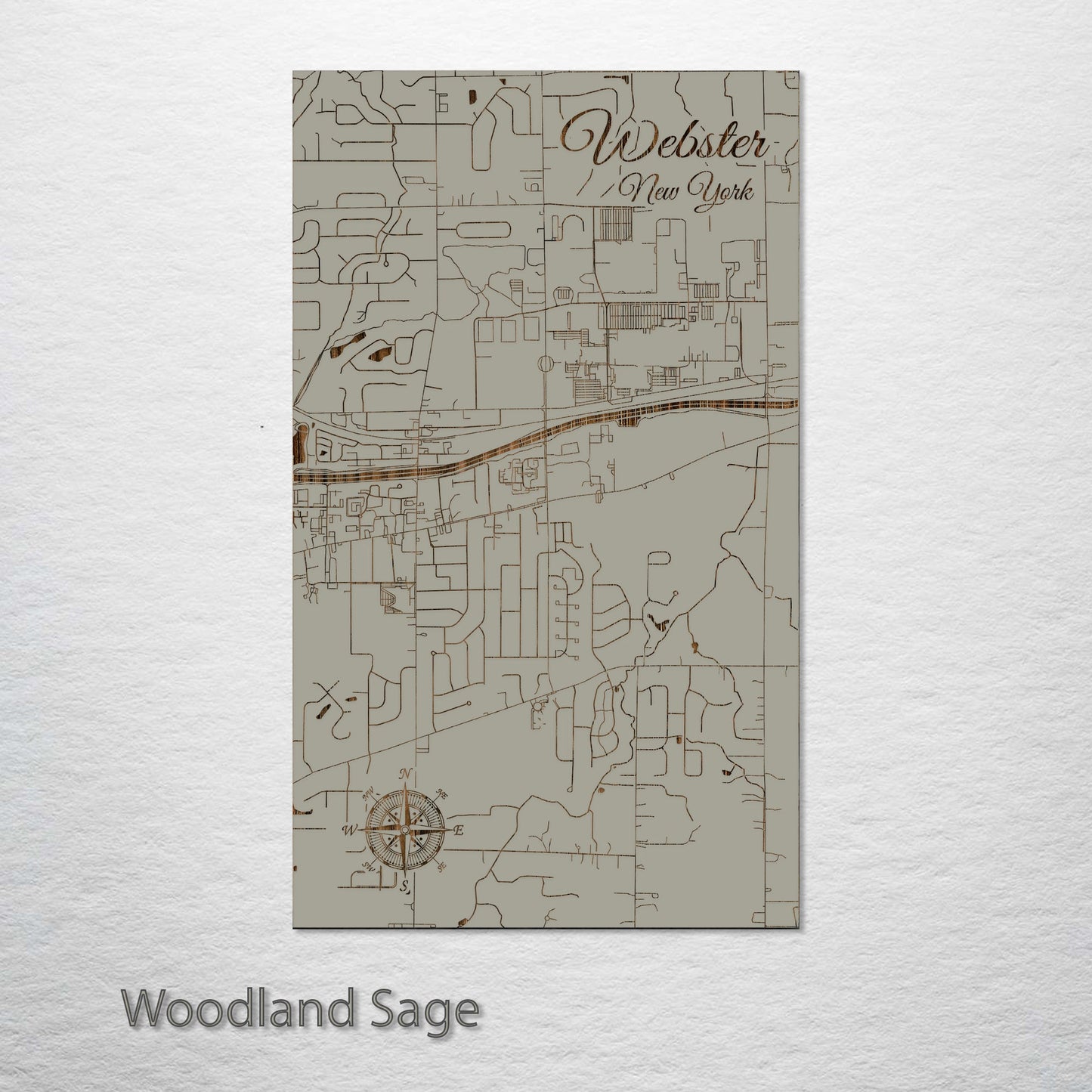 Webster, New York Street Map